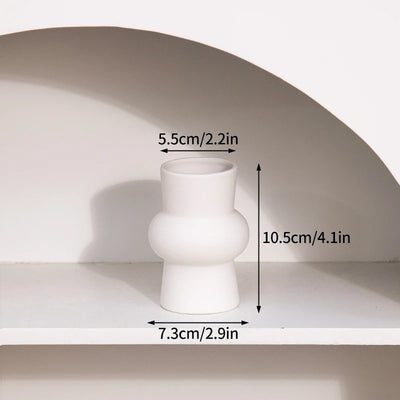 Nordic White Flower Vase