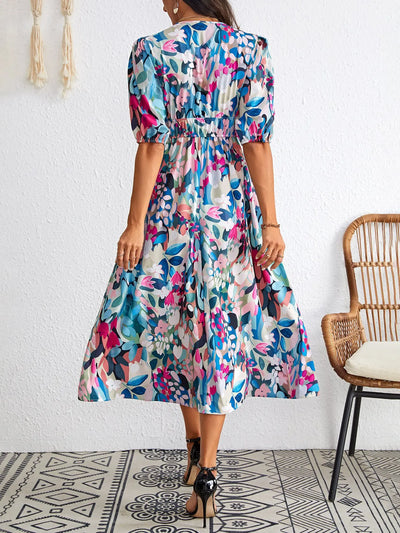 Women Summer Floral Long Dress,Fashion Women's Bohemian Dresses,Woman Clothing,Woman Clothes,Sundress,New In Dress 2025
