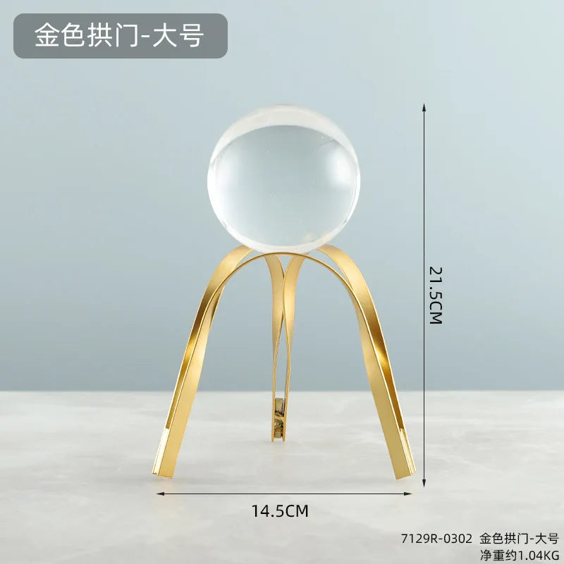 Living Room Nordic Light Luxury Crystal Ball Ornaments