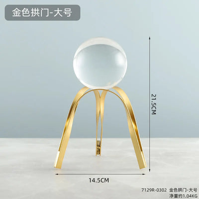 Living Room Nordic Light Luxury Crystal Ball Ornaments