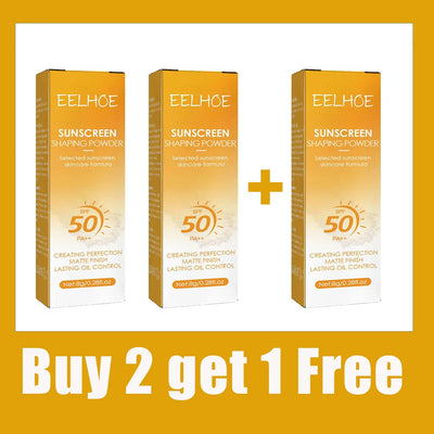 Spf50 Sunscreen Loose Powder Sunblock Skin Protective Waterproof Invisible Pore Solar Blocker Brighten Oil Control Makeup Powder