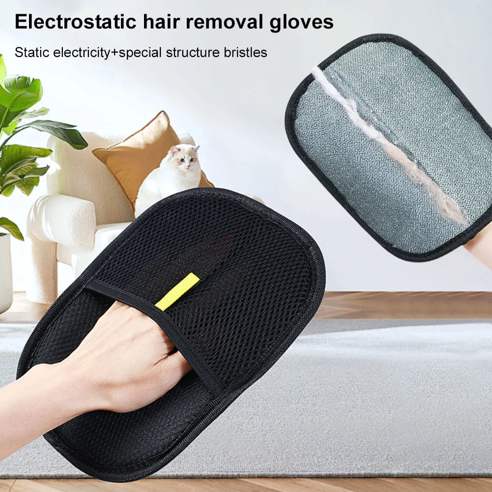 Dog Gloves Deshedding Brush