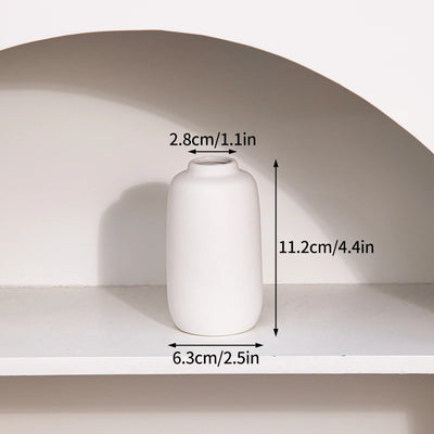 Nordic White Flower Vase