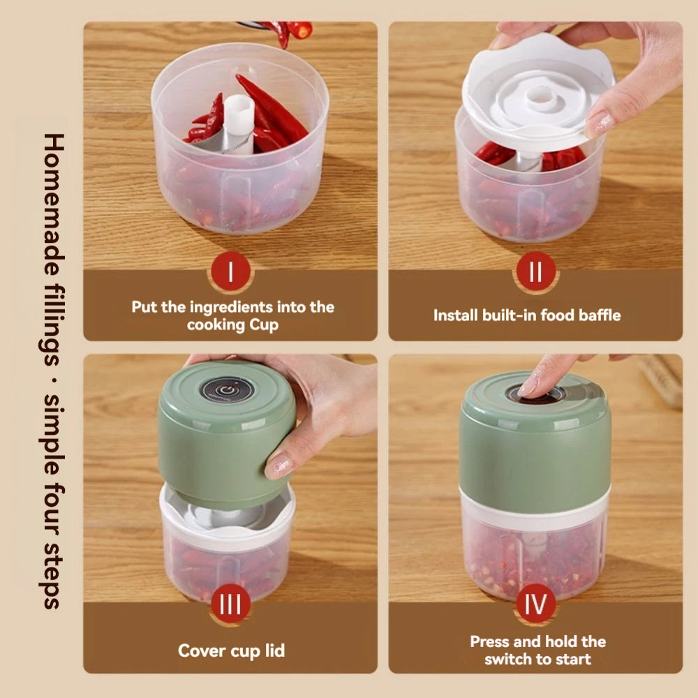 Electric Garlic Automatic Crusher