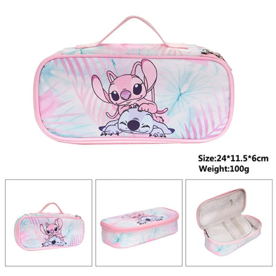 Stitch Primary School Bag Children's Cartoon Backpack Boys Girls Anime Kawaii Cartoon School Bag Mochila Gifts