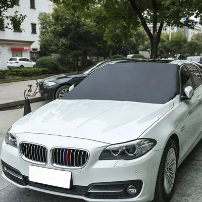 Sunshade Cover Car Windshield Snow Sun Shade Waterproof Protector Automobile Magnetic Cover Car Front Windscreen Cover