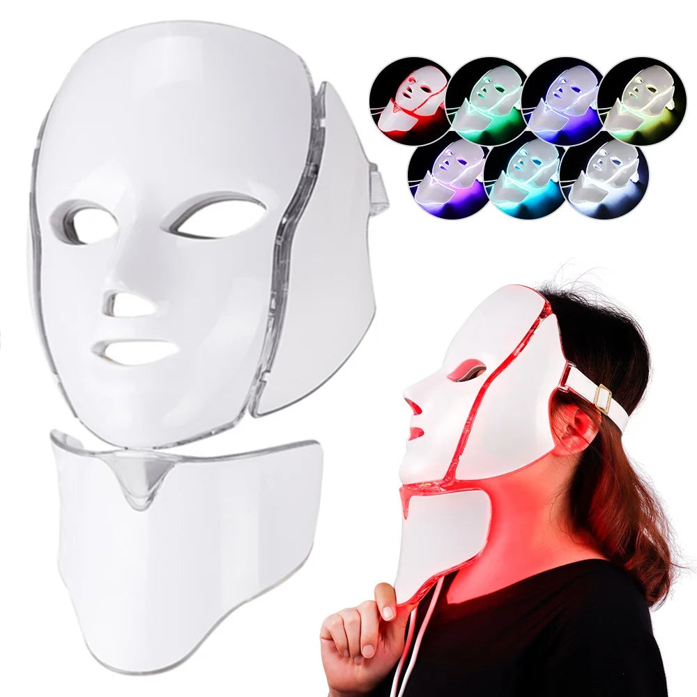 Air Bag 7-Color LED Facial Neck Mask