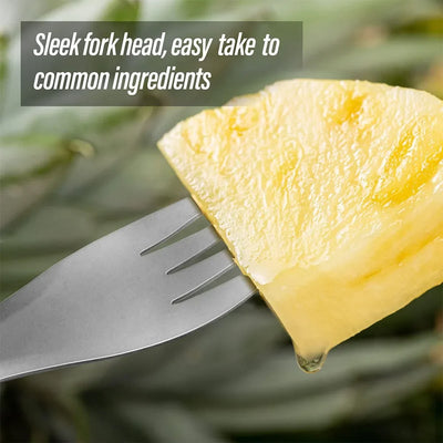2Pcs Pure Titanium Spork