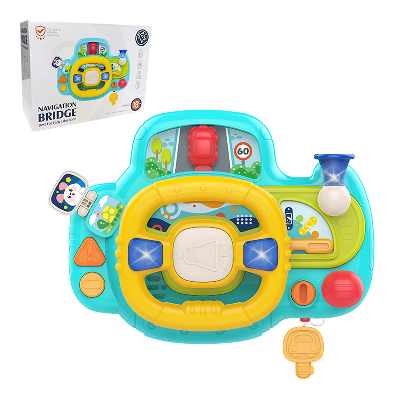 Electric Baby Steering Wheel Toy