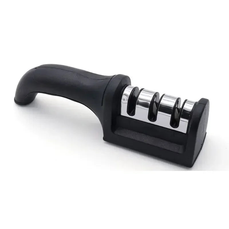 3-Segment Stainless Steel Knife Sharpener