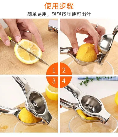 Lemon Squeezer Stainless Steel Manual Juicer Processor Kitchen Accessories Juice Fruit Pressing Citrus Orange Juicer Lemon Press