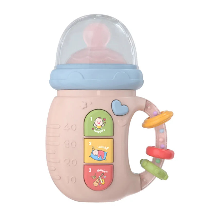 Baby Musical Bottle Teether Rattle Toy