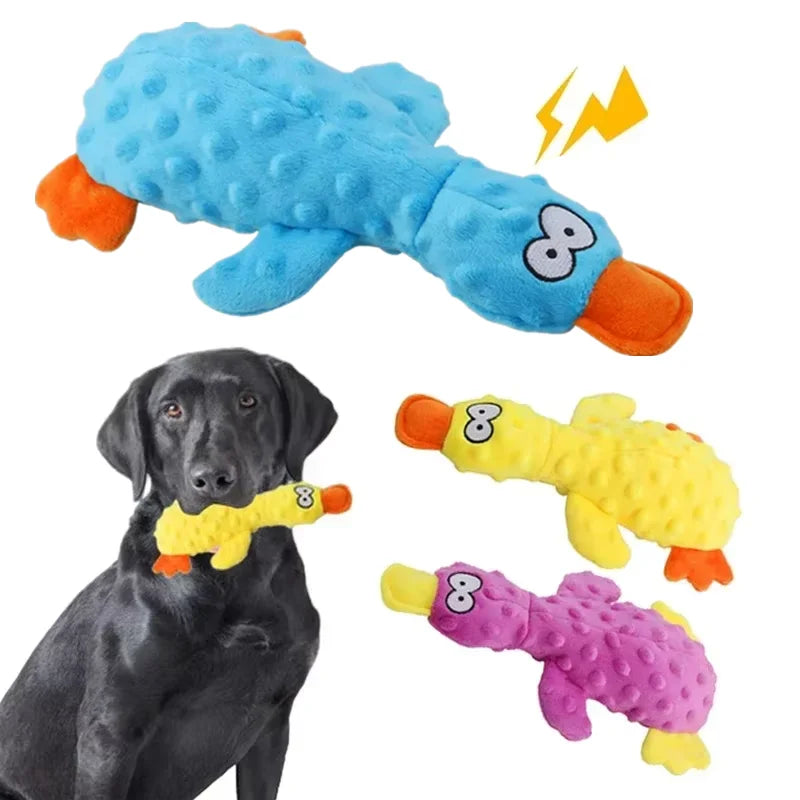 Plush Squeaky Duck Dog Toy