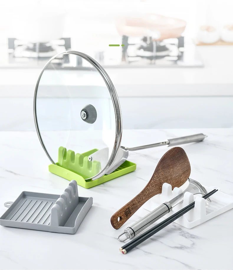 Plastic Spoon Rest Fork Holder