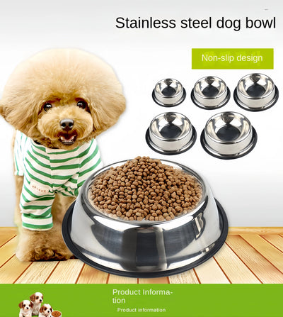 Dog Durable Stainless Steel Bowl