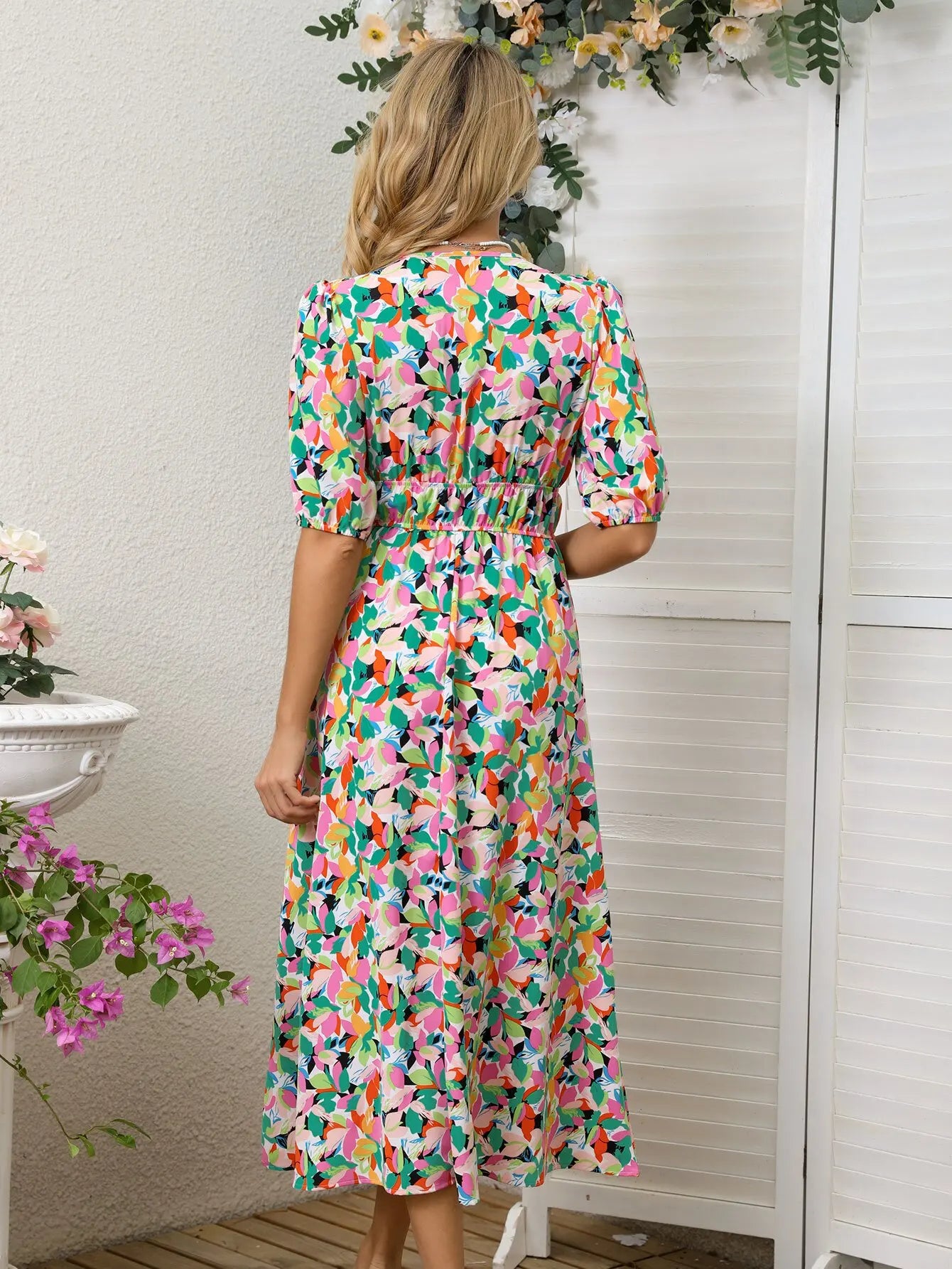 Women Summer Floral Long Dress,Fashion Women's Bohemian Dresses,Woman Clothing,Woman Clothes,Sundress,New In Dress 2025