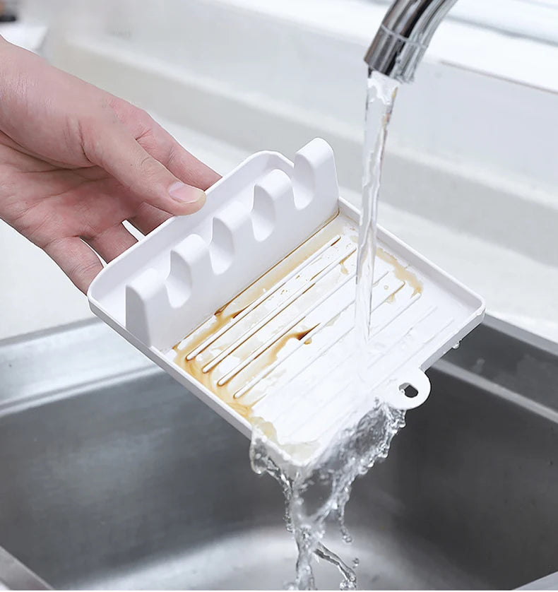 Plastic Spoon Rest Fork Holder