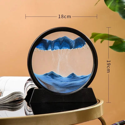 3D Hourglass Quicksand Moving Sand