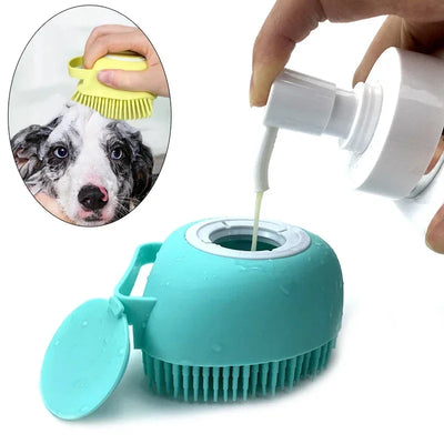 Dog Silicone Bath Brush  Massage  Tool