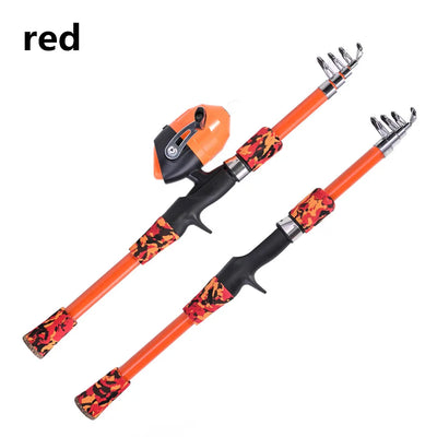 Kids Telescopic Camouflage Fishing Rod