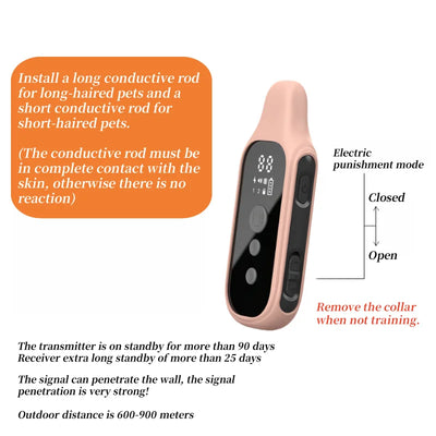 YHLC 800m Cat Anti-Meowing Collar