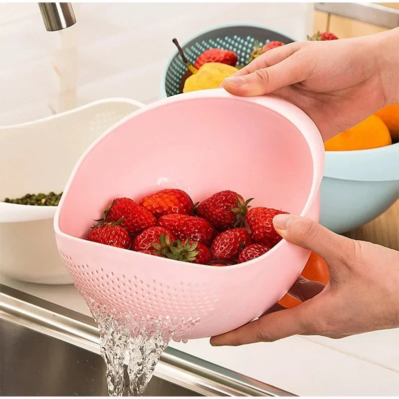 Plastic Rice Sieve & Drain Basket