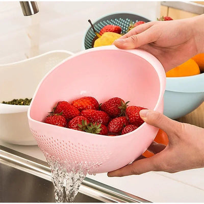 Plastic Rice Sieve & Drain Basket