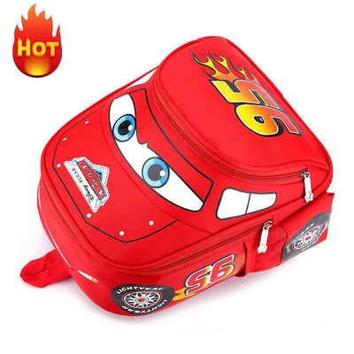 Kindergarten School Bag Cute Children's Backpack Cartoon Car Backpack Casual Preschool School Bag