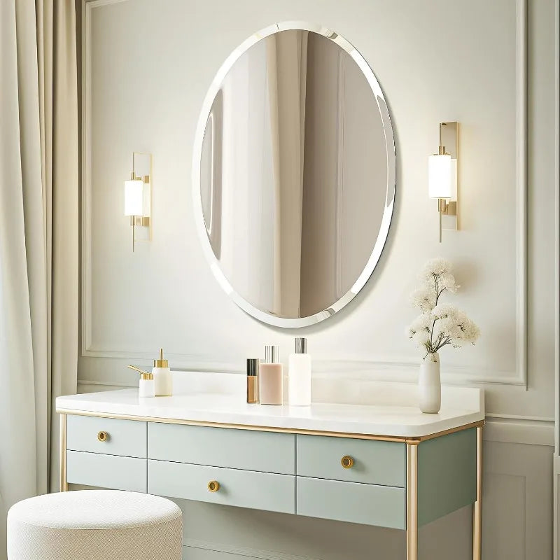 Bathroom Frameless Wall Mirror