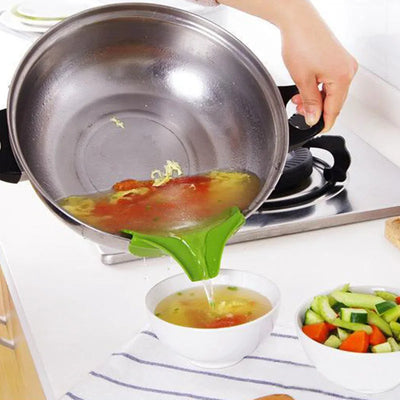 Anti-Spill Kitchen Funnel Spout