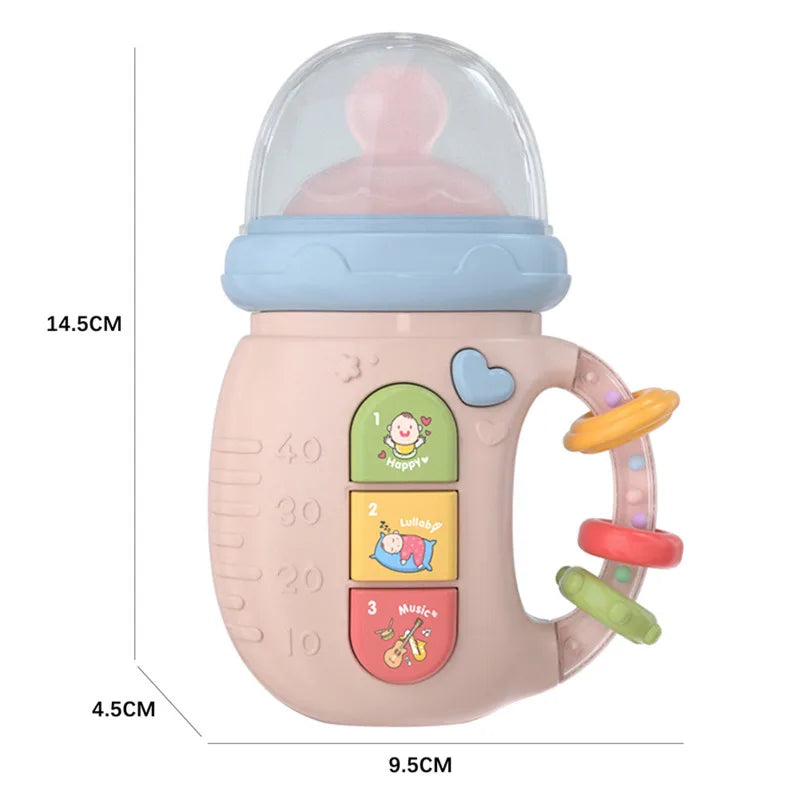 Baby Musical Bottle Teether Rattle Toy
