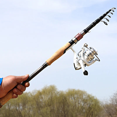 Carbon Telescopic Fishing Rod