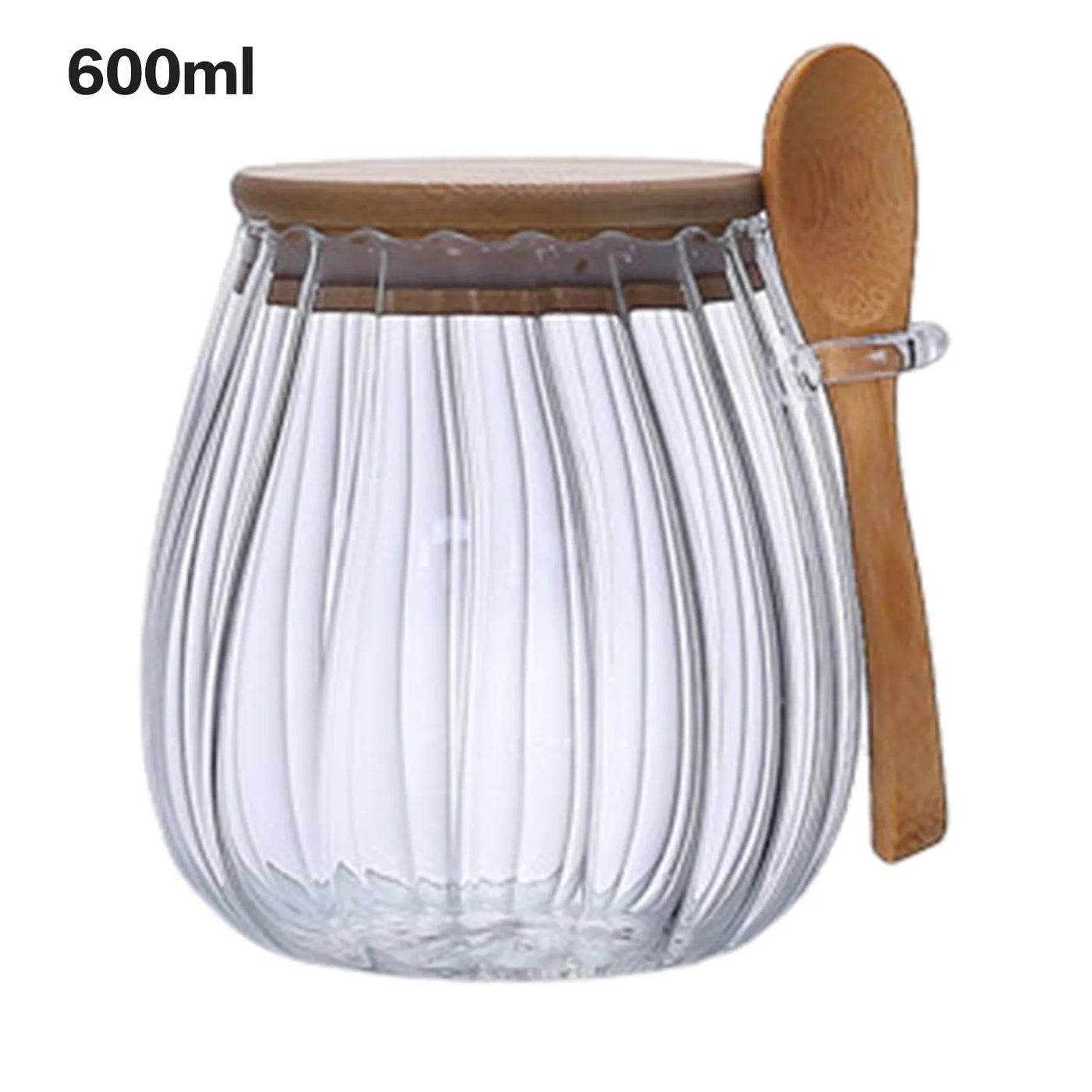 Airtight Glass Food Storage Jar with Lid