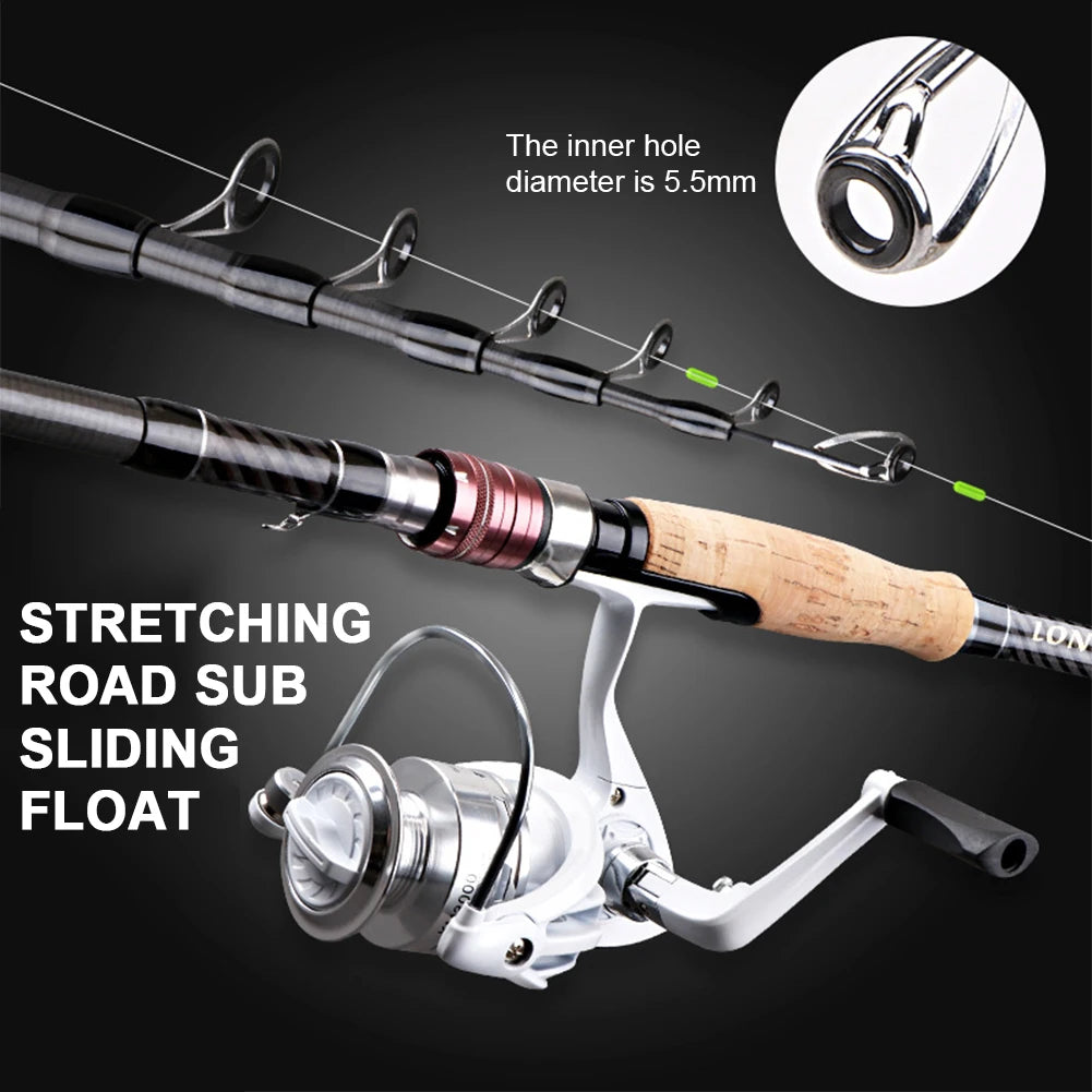 Carbon Telescopic Fishing Rod