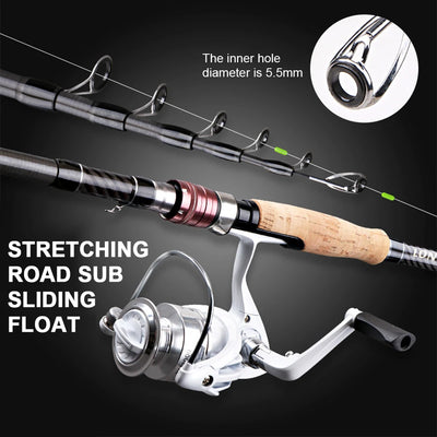 Carbon Telescopic Fishing Rod