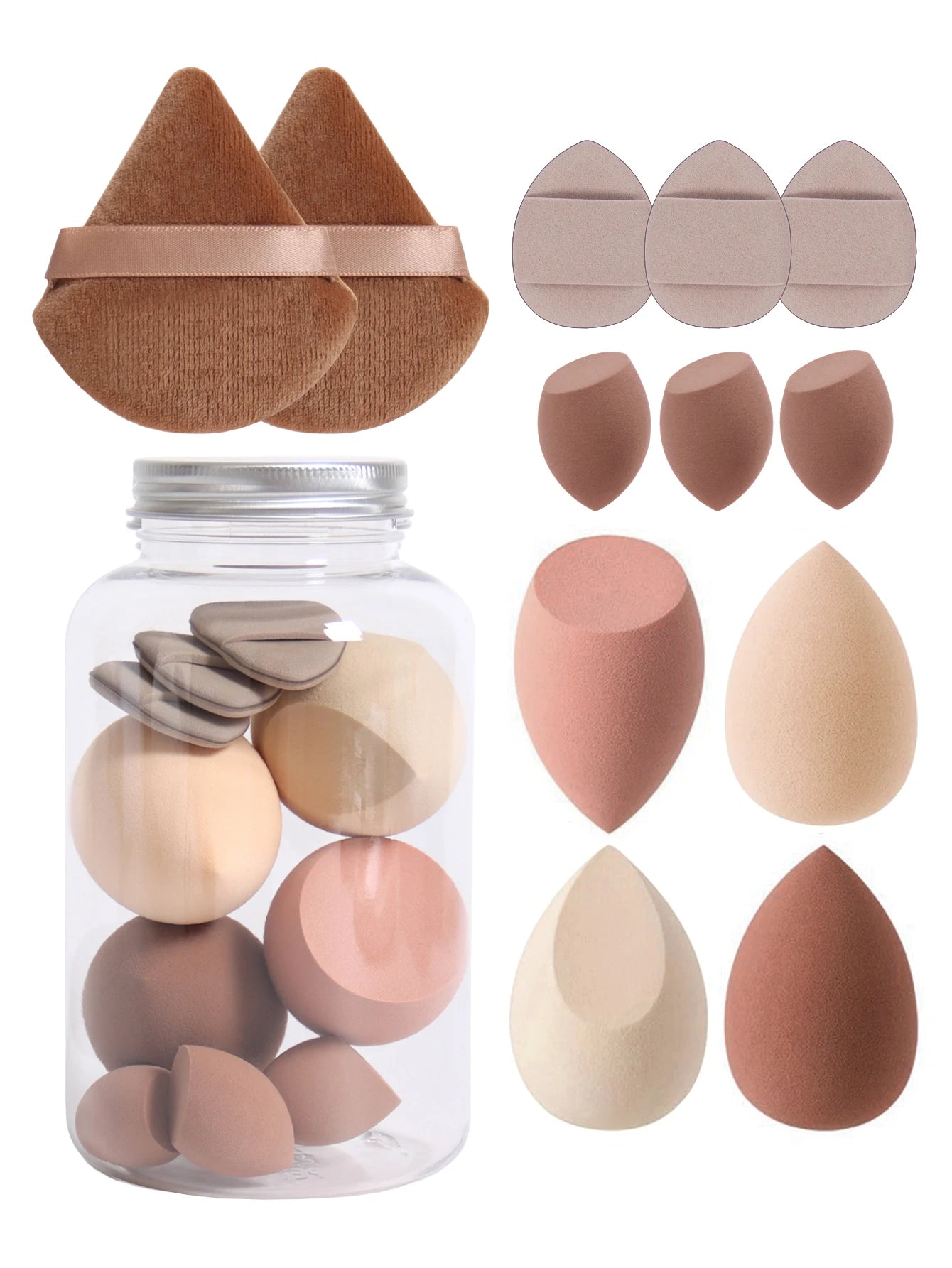 12-Piece Makeup Sponge Set
