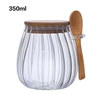 Airtight Glass Food Storage Jar with Lid