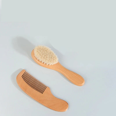 2pcs baby wood brush