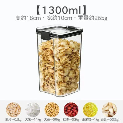 Stackable Food Storage Containers Jars Set
