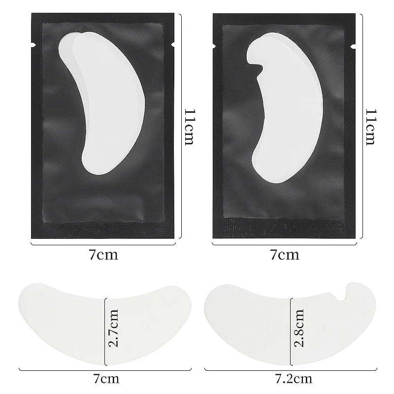 50 Pairs Under Eye Lash Patch Stickers