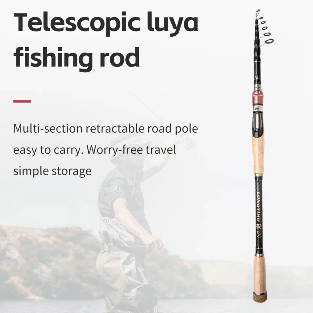 Carbon Telescopic Fishing Rod