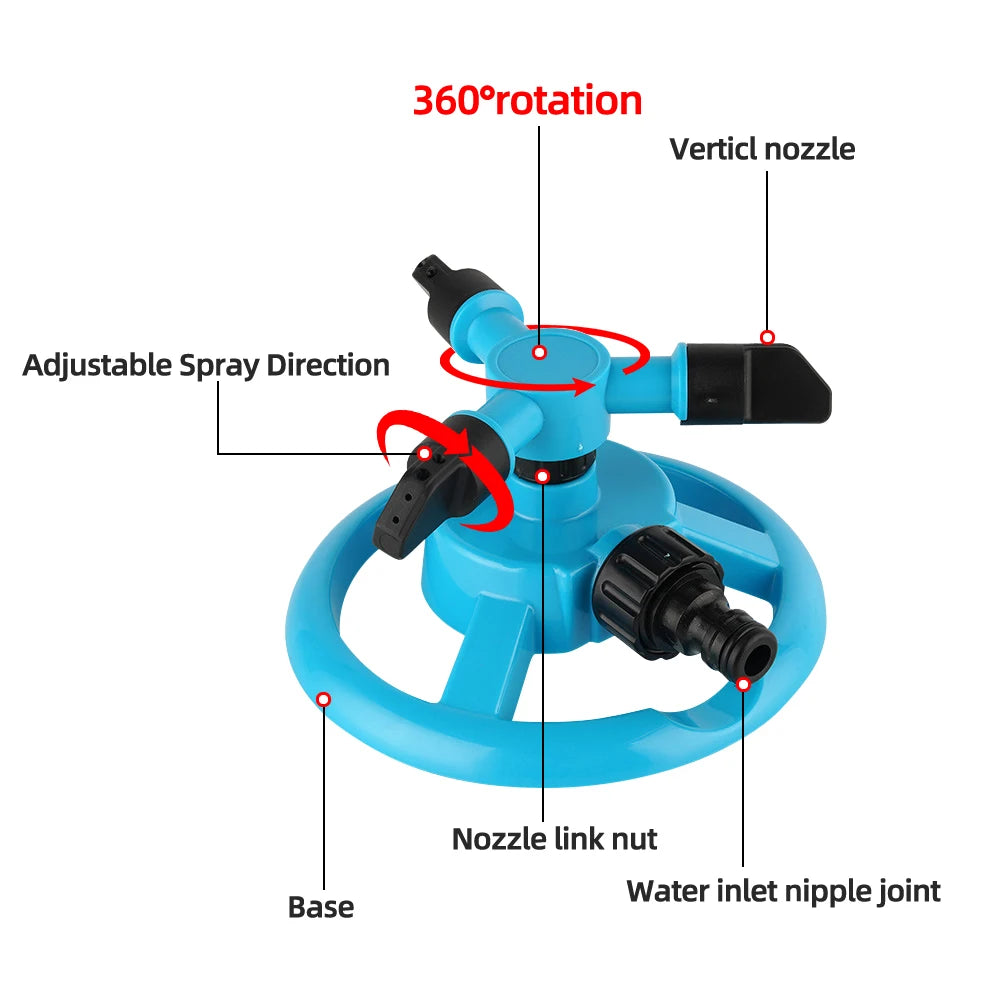 360° Automatic Rotating Lawn Nozzle