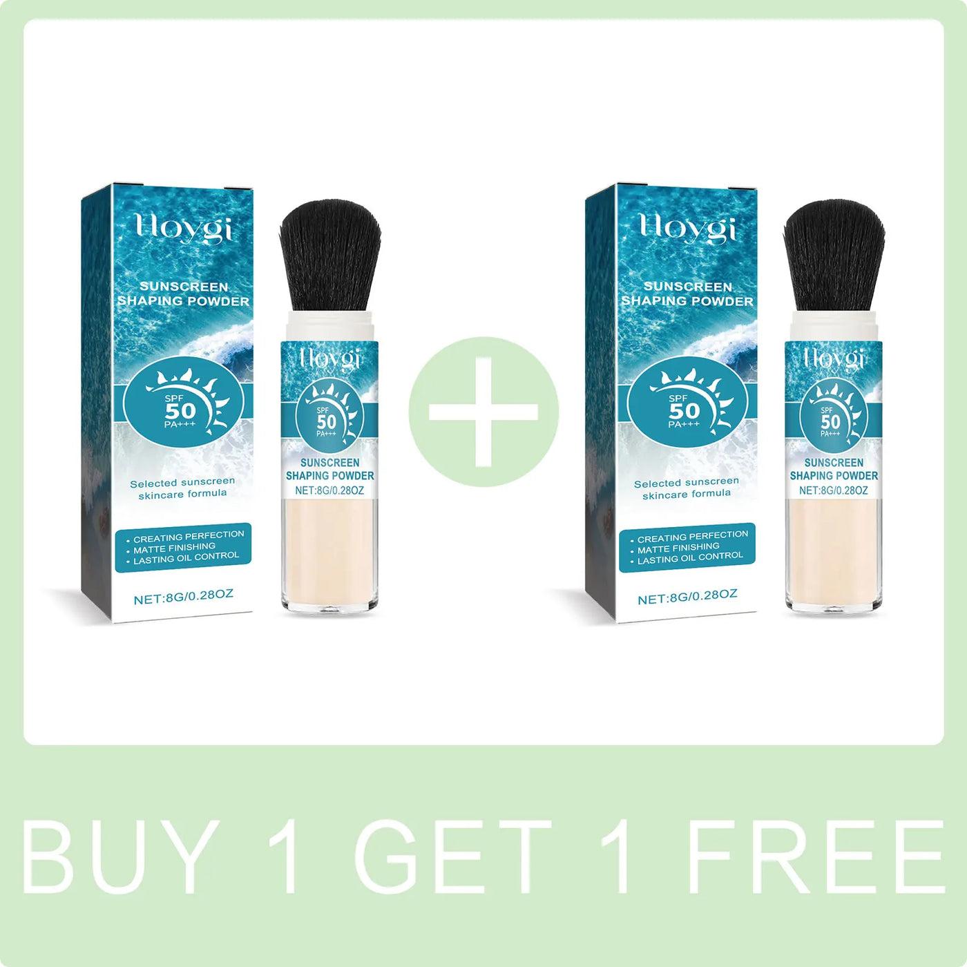 SPF50 Sunscreen Loose Powder Covering Pore Oil Control Translucent Matte Sunblock Waterproof Full Coverage Makeup Setting Powder