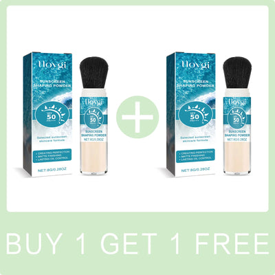 SPF50 Sunscreen Loose Powder Covering Pore Oil Control Translucent Matte Sunblock Waterproof Full Coverage Makeup Setting Powder