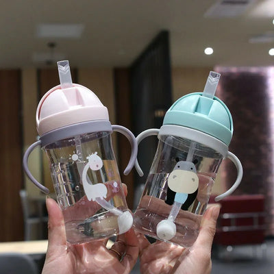 350ml Kids Straw Drinking Bottle
