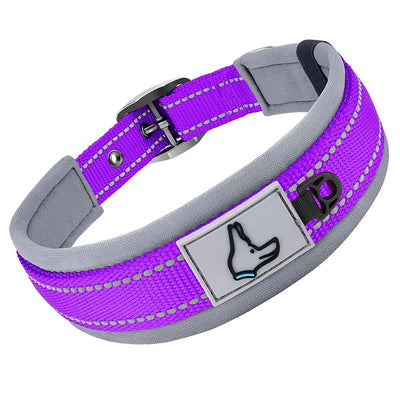 Padded Reflective Dog Collar