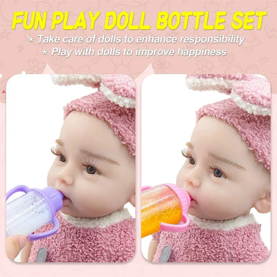 Baby Doll Feeding Bottle Set