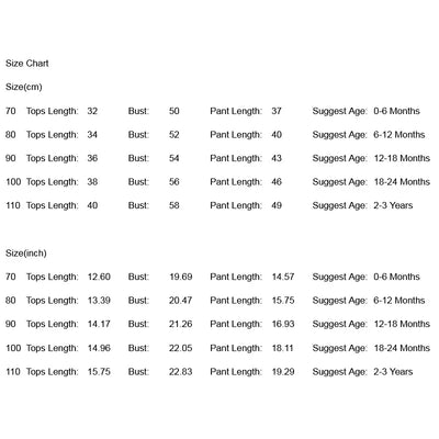 Baby Contrast Color Pant Sets