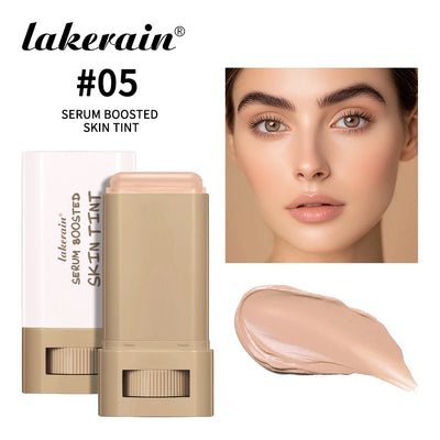 Stick Foundation Balm Serum Boosted Skin Tint Foundation Stick Smooth Plumper Hight Coverage Travel Bronze Foundation Stick Make