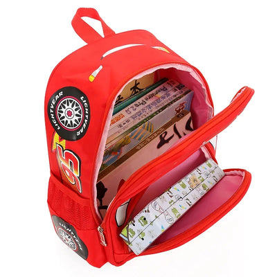 Kindergarten School Bag Cute Children's Backpack Cartoon Car Backpack Casual Preschool School Bag